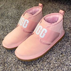 Uggs, size- women’s 7 . the prettiest baby pink